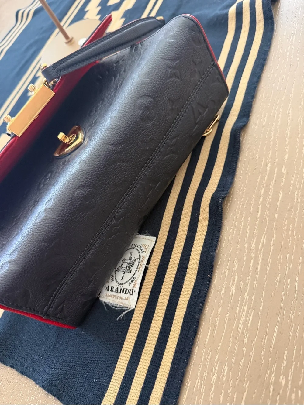 Louis Vuitton Saint Sulpice handbag monogram empreinte leather